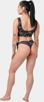 Strój kąpielowy damski Nebbia Miami Sporty Bikini Bralette Volcanic Black S - 7
