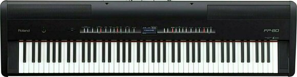 Piano de escenario digital Roland FP 80 Black Portable Digital Piano - 2