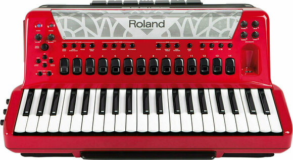 Дигитална хармоника Roland FR-8 X Red - 3