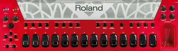 Digital Accordion Roland FR-8 X B Red - 8
