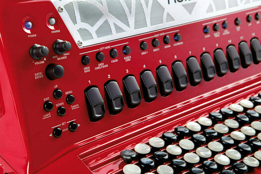 Digitalt dragspel Roland FR-8 X B Red - 2