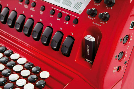 Digital Accordion Roland FR-8 X B Red - 3