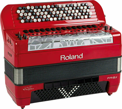 Acordeão digital Roland FR-8 X B Red - 4