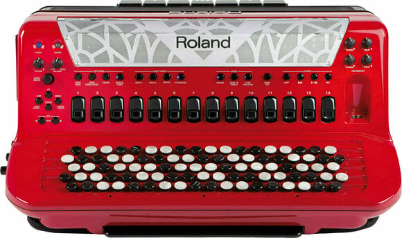 Дигитална хармоника Roland FR-8 X B Red - 6