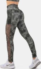Fitness Hose Nebbia ECO Camo Green Mesh Leggings "Breathe" Como Green L Fitness Hose - 1
