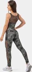 Fitness Hose Nebbia ECO Camo Green Mesh Leggings "Breathe" Como Green L Fitness Hose - 5