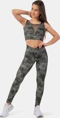 Fitness Hose Nebbia ECO Camo Green Mesh Leggings "Breathe" Como Green L Fitness Hose - 6
