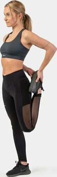 Fitness-bukser Nebbia Black Mesh Design Leggings "Breathe" Sort S Fitness-bukser - 8