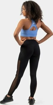 Fitness Trousers Nebbia Black Mesh Design Leggings "Breathe" Black M Fitness Trousers - 11
