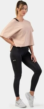 Fitness spodnie Nebbia Active High-Waist Smart Pocket Leggings Black XS Fitness spodnie - 3