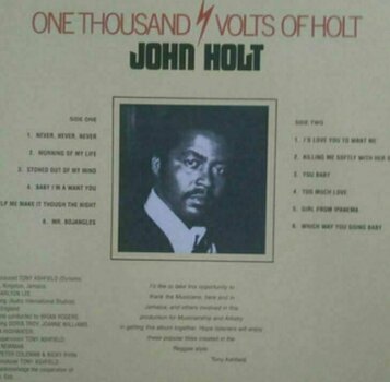 Vinyl Record John Holt - 1000 Volts Of Holt (LP) - 3