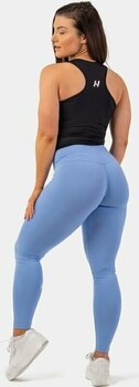 Fitness Trousers Nebbia Active High-Waist Smart Pocket Leggings Light Blue L Fitness Trousers - 4