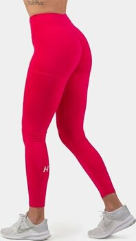 Träningsbyxor Nebbia Active High-Waist Smart Pocket Leggings Pink M Träningsbyxor - 2