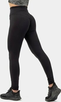 Fitness Trousers Nebbia Classic High-Waist Performance Leggings Black S Fitness Trousers - 2