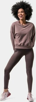 Fitness Trousers Nebbia Classic High-Waist Performance Leggings Brown L Fitness Trousers - 7