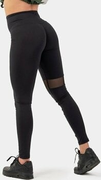 Fitness Trousers Nebbia Sporty Smart Pocket High-Waist Leggings Black S Fitness Trousers - 2