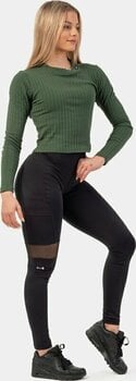 Fitness Trousers Nebbia Sporty Smart Pocket High-Waist Leggings Black S Fitness Trousers - 8