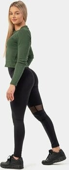 Fitness Trousers Nebbia Sporty Smart Pocket High-Waist Leggings Black S Fitness Trousers - 9