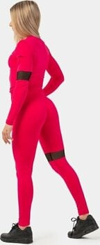 Fitness Trousers Nebbia Sporty Smart Pocket High-Waist Leggings Pink XS Fitness Trousers - 4