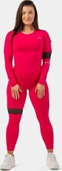 Fitness kalhoty Nebbia Sporty Smart Pocket High-Waist Leggings Pink XS Fitness kalhoty - 5