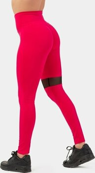 Fitness Trousers Nebbia Sporty Smart Pocket High-Waist Leggings Pink L Fitness Trousers - 2