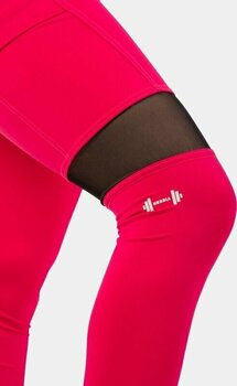 Fitness Trousers Nebbia Sporty Smart Pocket High-Waist Leggings Pink L Fitness Trousers - 3