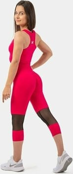 Fitness Hose Nebbia High-Waist 3/4 Length Sporty Leggings Pink L Fitness Hose - 5