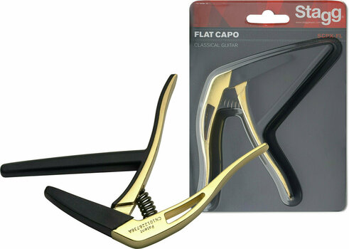 Acoustic Guitar Capo Stagg SCPX-FL-GD - 2