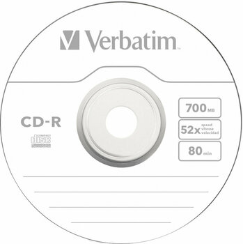 Média rétro Verbatim CD-R 700MB 52x 10pcs 43437 CD Média rétro - 3