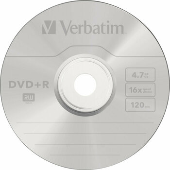 Retro Storage Medium Verbatim DVD+R AZO Matt Silver 4,7GB 16x 10pcs 43498 - 3