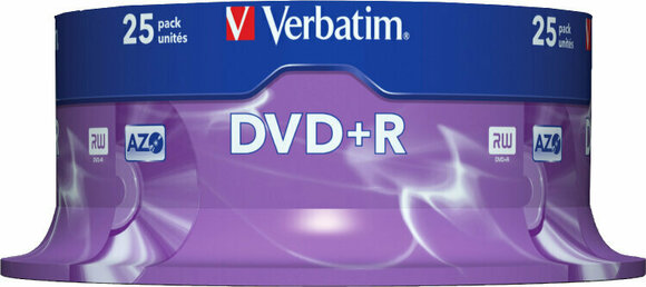 Retro Storage Medium Verbatim DVD+R AZO Double Layer Wide Inkjet Printable 4,7GB 16x 25pcs 43500 - 2