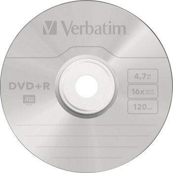 Retro Storage Medium Verbatim DVD+R AZO Double Layer Wide Inkjet Printable 4,7GB 16x 25pcs 43500 - 3