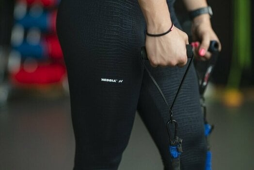 Fitness-bukser Nebbia Python SnakeSkin High-Waist Leggings Sort XS Fitness-bukser - 12