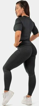 Fitnes hlače Nebbia Python SnakeSkin High-Waist Leggings Black M Fitnes hlače - 5