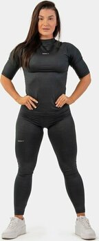 Fitness spodnie Nebbia Python SnakeSkin High-Waist Leggings Black M Fitness spodnie - 6