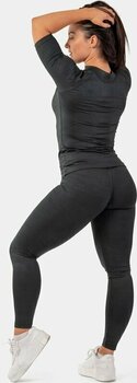 Fitnes hlače Nebbia Python SnakeSkin High-Waist Leggings Black M Fitnes hlače - 7