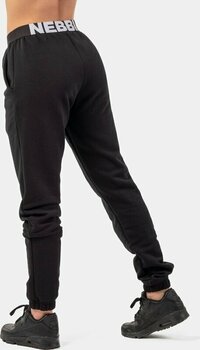 Fitness Trousers Nebbia Iconic Mid-Waist Sweatpants Black XS Fitness Trousers - 2
