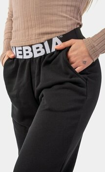Fitness Trousers Nebbia Iconic Mid-Waist Sweatpants Black XS Fitness Trousers - 7