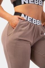 Treenihousut Nebbia Iconic Mid-Waist Sweatpants Brown L Treenihousut - 2