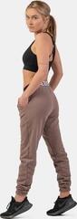 Treenihousut Nebbia Iconic Mid-Waist Sweatpants Brown L Treenihousut - 5