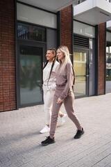Treenihousut Nebbia Iconic Mid-Waist Sweatpants Brown L Treenihousut - 7