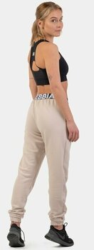 Fitness-bukser Nebbia Iconic Mid-Waist Sweatpants Cream XS Fitness-bukser - 5