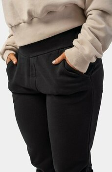 Fitness Trousers Nebbia High-Waist Loose Fit Sweatpants "Feeling Good" Black XS Fitness Trousers - 3