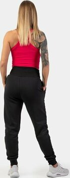 Fitnes hlače Nebbia High-Waist Loose Fit Sweatpants "Feeling Good" Black XS Fitnes hlače - 10