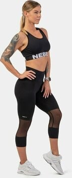 Fitness fehérnemű Nebbia Medium Impact Cross Back Sports Bra Black S Fitness fehérnemű - 6