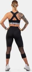 Treenialusvaatteet Nebbia Medium Impact Cross Back Sports Bra Black S Treenialusvaatteet - 6