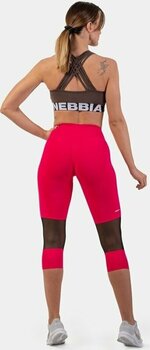 Fitness-undertøj Nebbia Medium Impact Cross Back Sports Bra Brown XS Fitness-undertøj - 11