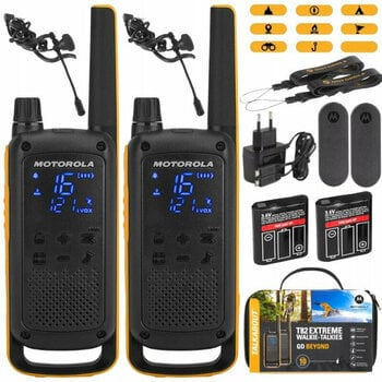 VHF radio Motorola T82 Extreme TALKABOUT Black/Orange 2pcs - 2