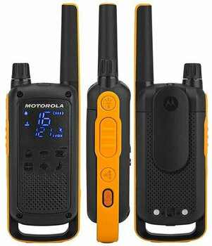Námorná vysielačka Motorola T82 Extreme TALKABOUT Black/Orange 2pcs - 3