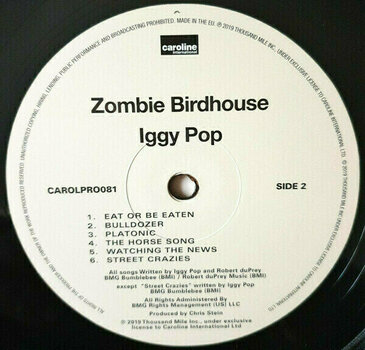 Vinyl Record Iggy Pop - Zombie Birdhouse (LP) - 3